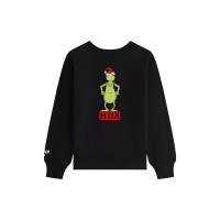 Kith x The Grinch Kids Classic Standing Logo Crewneck Black