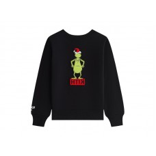Kith x The Grinch Kids Classic Standing Logo Crewneck Black
