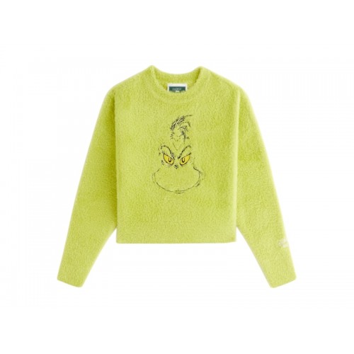 Оригинальный шмот Kith x The Grinch Kids Mohair Sweater Matcha