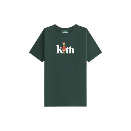 Оригинальный шмот Kith x The Grinch Kids Serif Tee Stadium