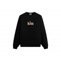 Kith x The Grinch Serif Nelson Crewneck Black Beauty