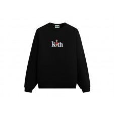 Kith x The Grinch Serif Nelson Crewneck Black Beauty