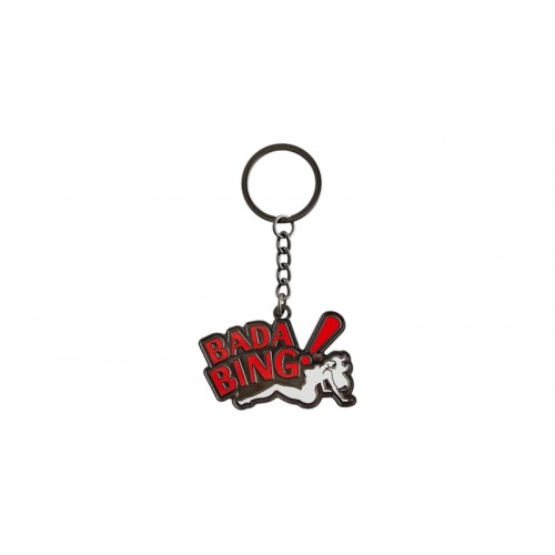 Kith x The Sopranos Bada Bing Keychain Black
