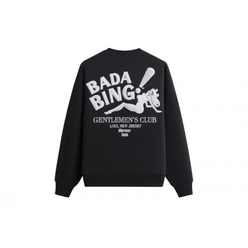 Kith x The Sopranos Bada Bing Nelson Crewneck Black