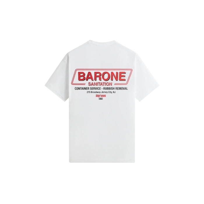 Kith x The Sopranos Barone Sanitation Vintage Tee White