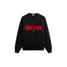 Kith x The Sopranos Main Logo Nelson Crewneck Black