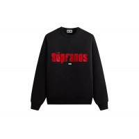 Kith x The Sopranos Main Logo Nelson Crewneck Black