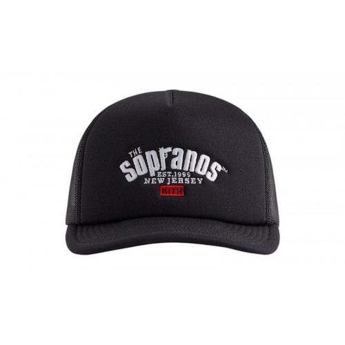 Kith x The Sopranos Nolan Trucker Hat Black