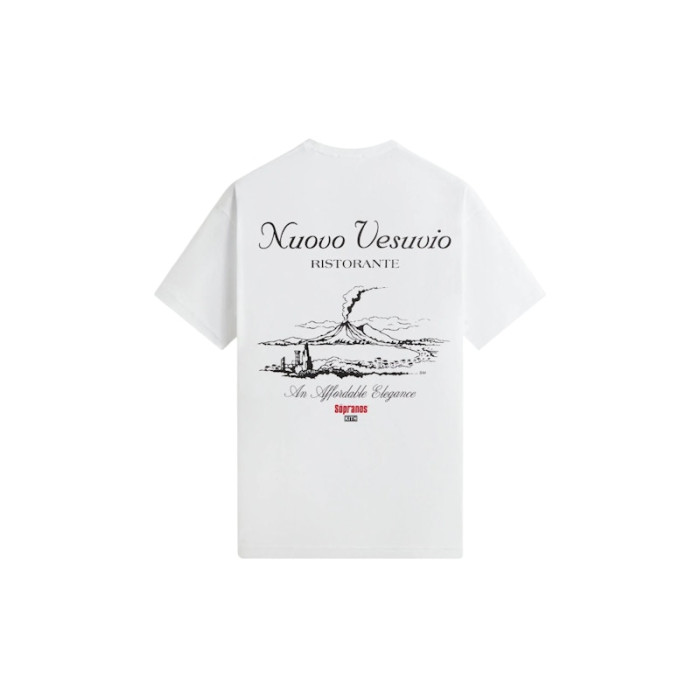 Kith x The Sopranos Nuovo Vesuvio Vintage Tee White