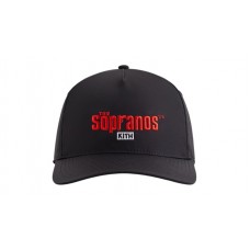 Kith x The Sopranos Nylon Bay Low Pinch Crown Snapback Black