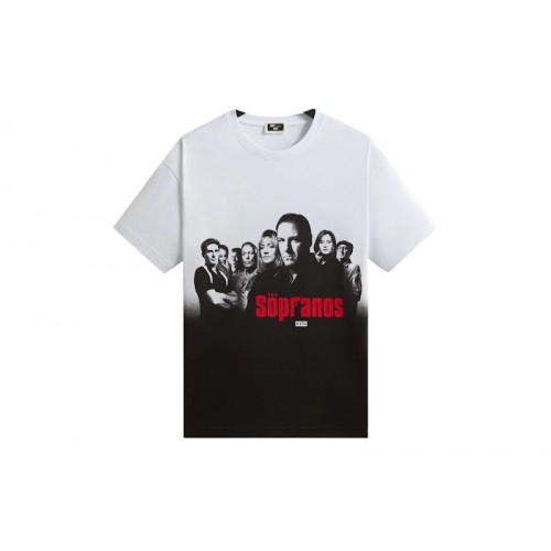 Kith x The Sopranos Ombre Poster Vintage Tee White
