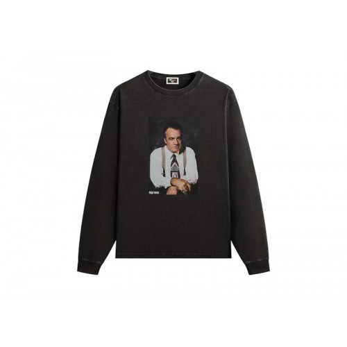 Kith x The Sopranos Paulie Vintage Long Sleeve Tee Black