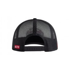 Kith x The Sopranos Satriales Nolan Trucker Hat Black