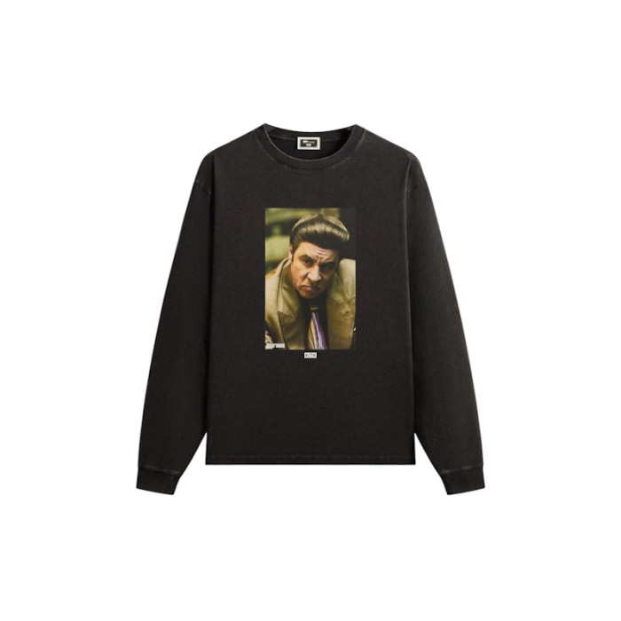 Kith x The Sopranos Silvio Vintage Long Sleeve Tee Black