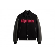 Kith x The Sopranos Varsity Jacket Black
