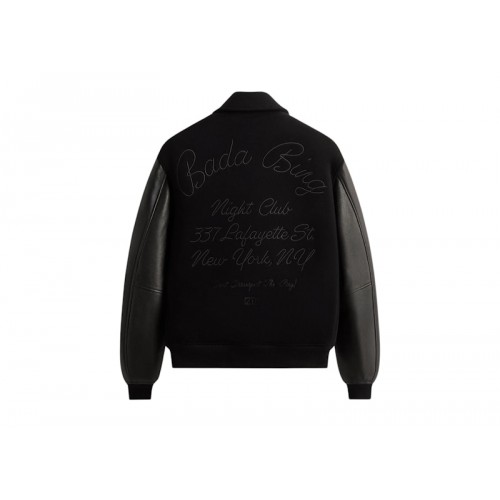 Kith x The Sopranos Varsity Jacket Black