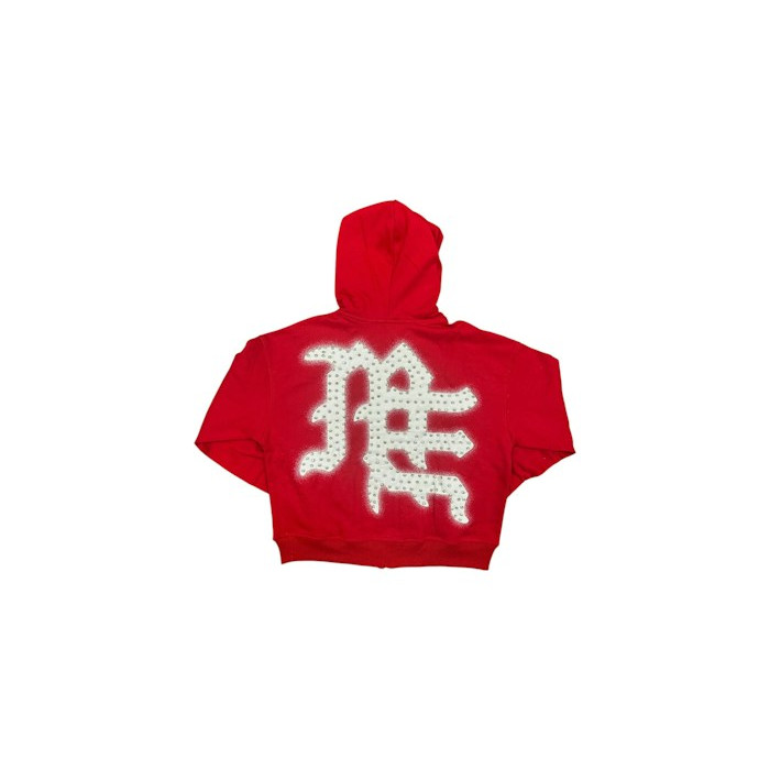 Худи Mixed Emotion End Rhinestone Hoodie Red Худи Mixed Emotion End Rhinestone Hoodie Red