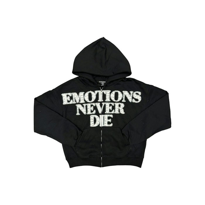 Худи Mixed Emotions End Rhinestone Hoodie Black Худи Mixed Emotions End Rhinestone Hoodie Black