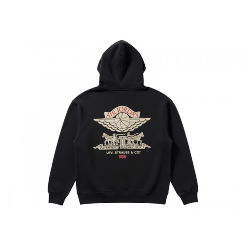 Nike Jordan x Levis Full Zip Hoodie Black