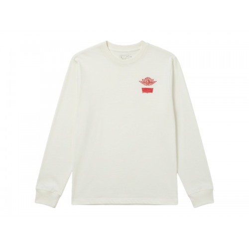Nike Jordan x Levis L/S Tee White