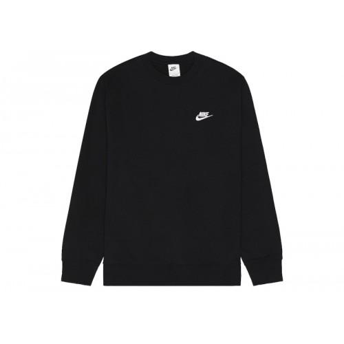 Nike Sportswear Club Fleece Crewneck Black/White