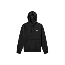 Nike Sportswear Club Fleece Pullover Hoodie Black/White