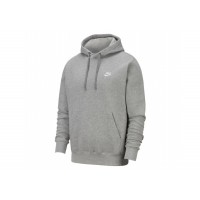 Nike Sportswear Club Fleece Pullover Hoodie Grey/White