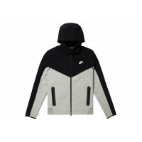 Nike Sportswear Tech Fleece Windrunner Full-Zip Hoodie Dark Grey Heather/Black/White