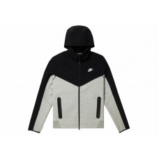 Nike Sportswear Tech Fleece Windrunner Full-Zip Hoodie Dark Grey Heather/Black/White