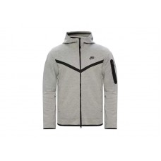 Nike Sportswear Tech Fleece Windrunner Full Zip Hoodie (FW24) Dark Grey Heather/Black