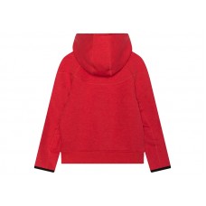 Nike Sportswear Tech Fleece Windrunner Full-Zip Hoodie Light University Red Heather/Black