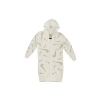 Nike Sportswear Womens Phoenix Cozy Boucle Long Knit Cardigan White