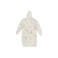 Nike Sportswear Womens Phoenix Cozy Boucle Long Knit Cardigan White