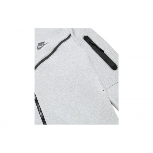 Nike Sportswear Tech Fleece Full-Zip Hoodie Heather Grey/Black
