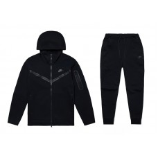 Nike Sportswear Tech Fleece Full-Zip Hoodie & Joggers Set Black