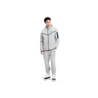 Nike Sportswear Tech Fleece Full Zip Hoodie & Joggers Set Grey