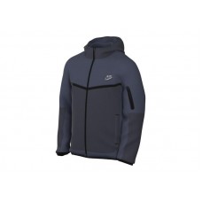 Nike Sportswear Tech Fleece Full-Zip Hoodie Thunder Blue/Dark Obsidian/Metallic Cool Grey