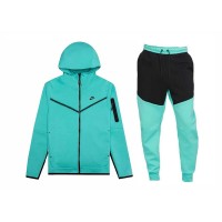 Nike Sportswear Tech Fleece Hoodie & Joggers Set Washed Teal/Black/Black