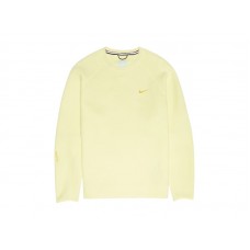 Nike x NOCTA NRG Tech Fleece Crewneck Sweatshirt Citron Tint/Vivid Sulfur