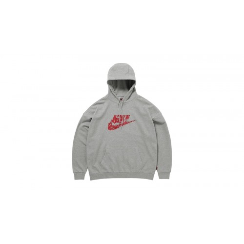 Nike x Stranger Things NRG Club Hoodie Dark Grey Heather/Light Smoke Grey