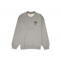 Nike x Stussy International Crewneck Sweatshirt Heather Grey