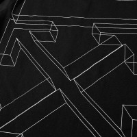OFF-WHITE 3D Marker Diag Sweatshirt Black/White