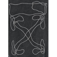 OFF-WHITE Abstract Arrows Embroidered Hoodie Black/White