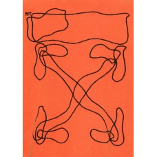 OFF-WHITE Abstract Arrows Embroidered Sweatshirt Orange/Black