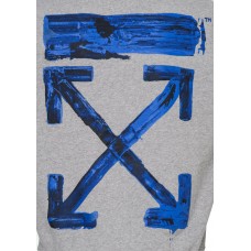 OFF-WHITE Acrylic Arrows Hoodie Grey/Blue