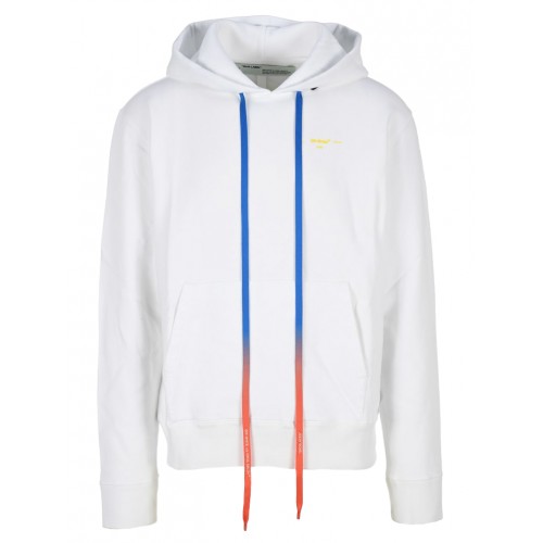 Оригинальный шмот OFF-WHITE Acrylic Arrows Hoodie White/Yellow