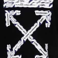 OFF-WHITE Airport Tape Arrows Diag Sweatshirt Black