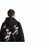 OFF-WHITE Alien Arrow Skate Hoodie Black/Green