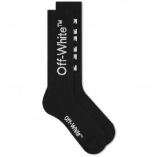 OFF-WHITE Arrows Mid Length Socks Black/White
