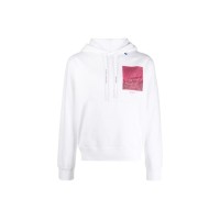 OFF-WHITE Arrows Sketch Loose Fit Hoodie White
